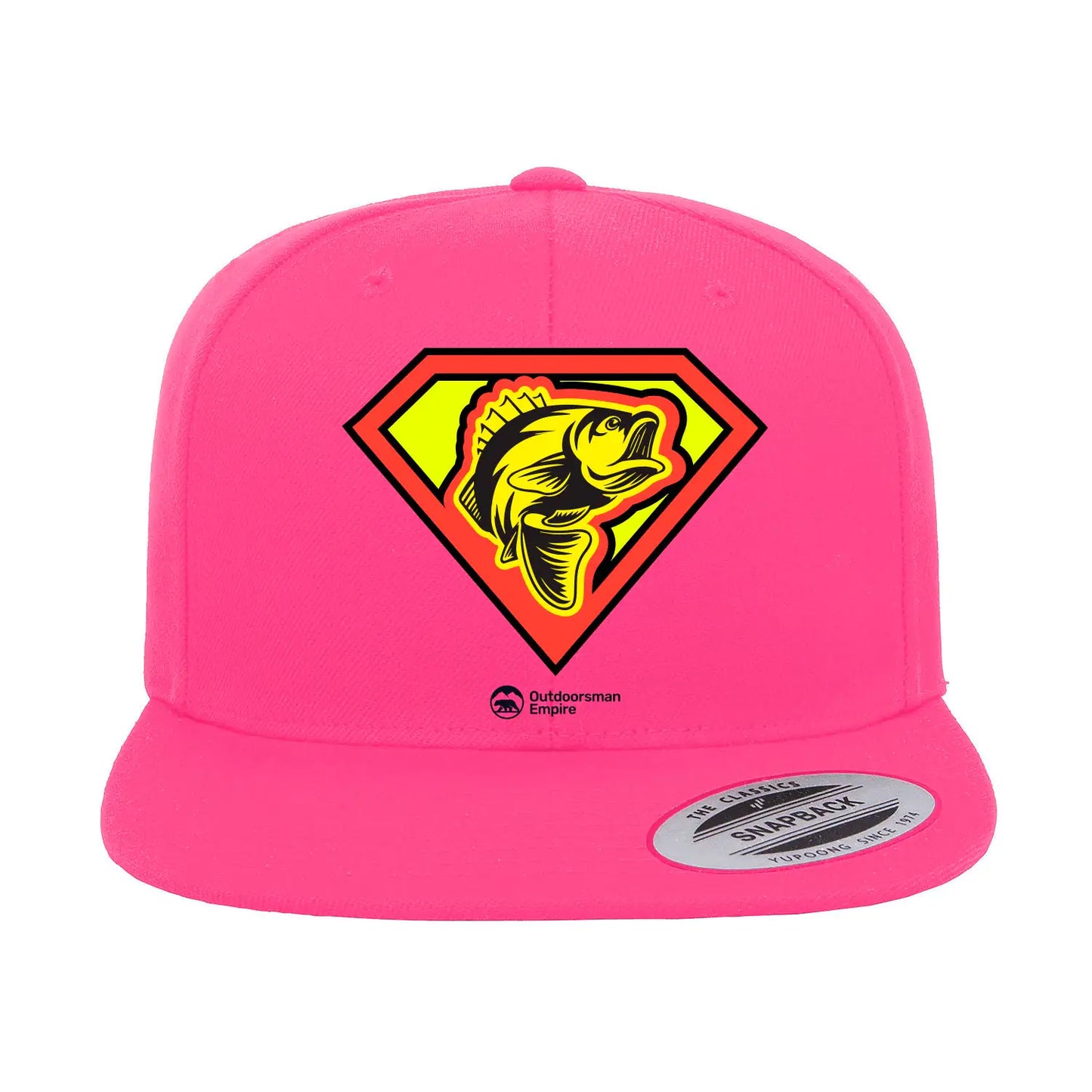 Super Fishing Flat Bill Cap